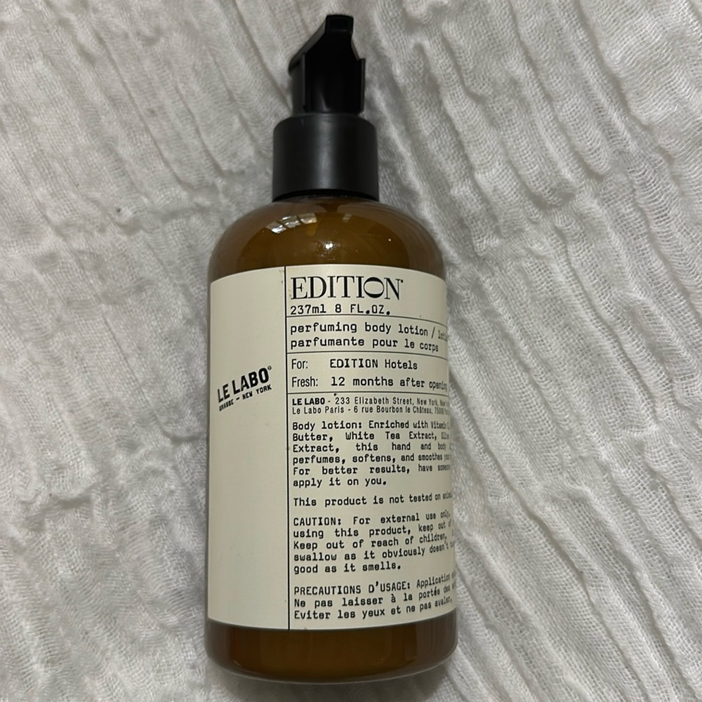 Le Labo Edition lotion